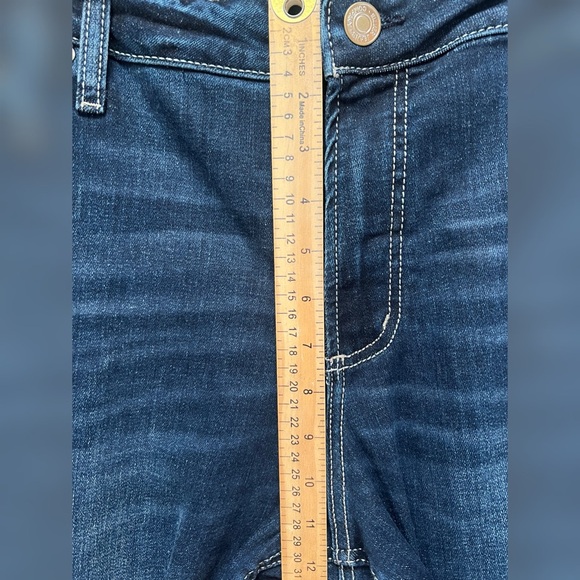 Silver Jeans Co. Womens Plus Size Elyse Mid Rise Skinny Jeans Blue Color Size-18 - Picture 9 of 10